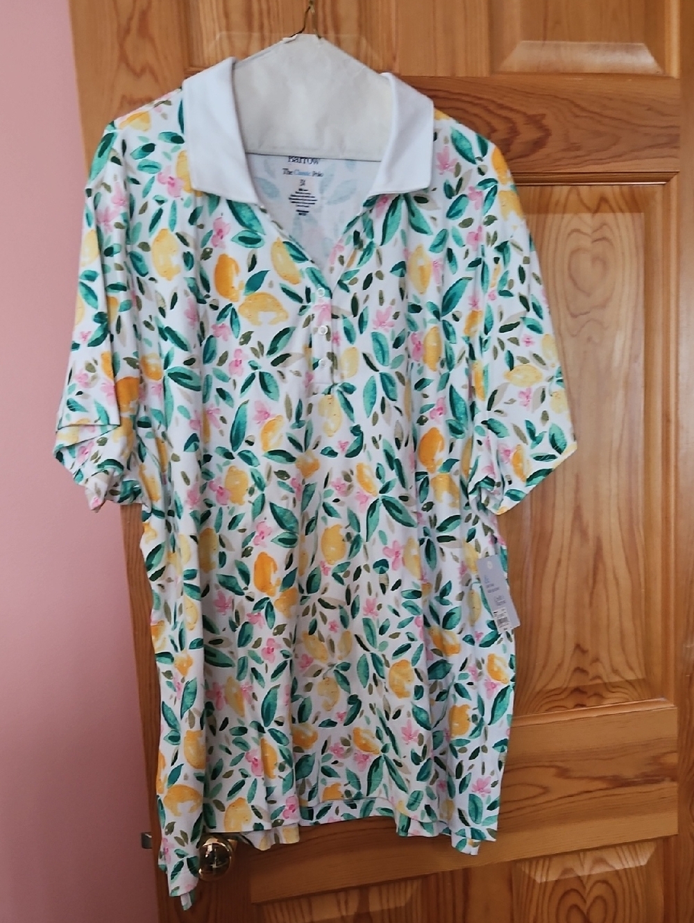 NWT croft & barrow Print Polo